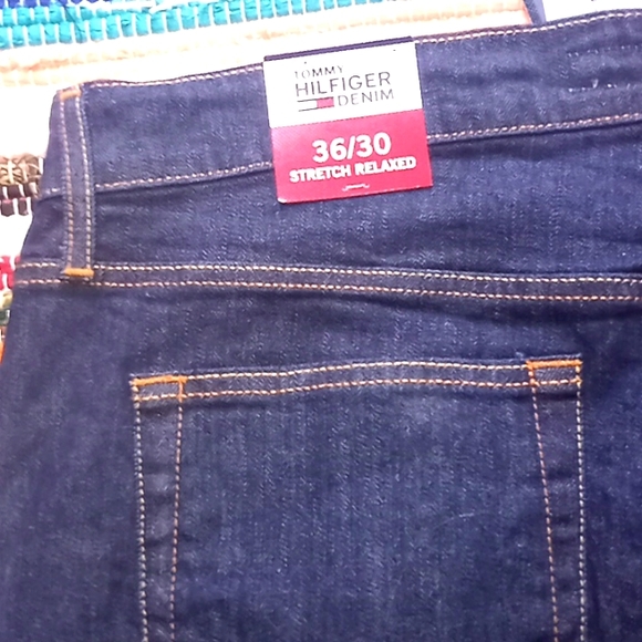 Tommy Hilfiger Denim Stretch Relaxed Mens Jeans#-1600 - Picture 9 of 12